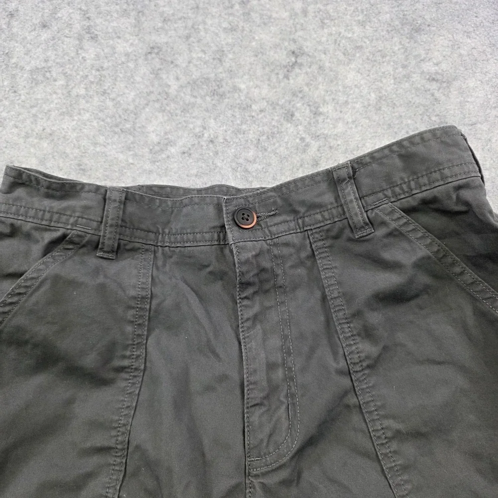 Patagonia Organic Cotton Twill Utility Shorts Mens 28 Gray Cargo Casual Pockets
